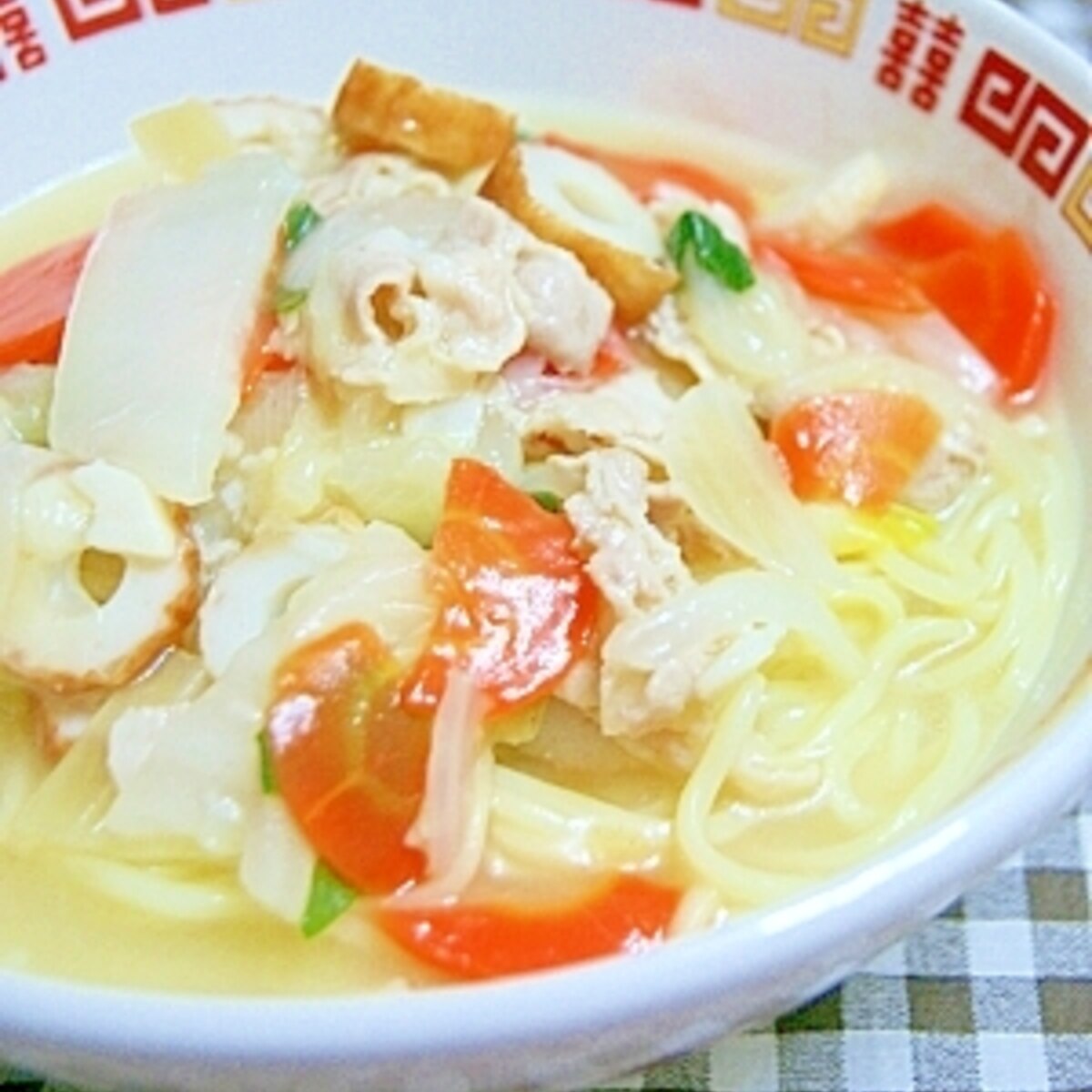 ガラスープの素と牛乳で 長崎ちゃんぽん レシピ 作り方 By Cota Cota 楽天レシピ